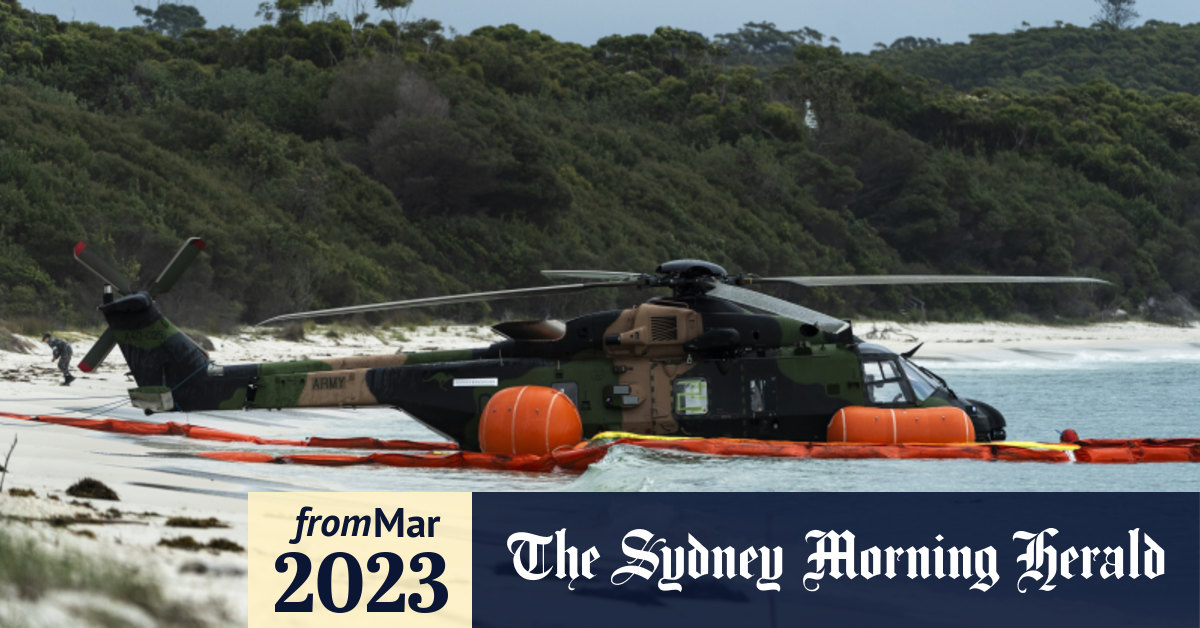 Jervis Bay helicopter crash ADF counterterrorism exercise ends in